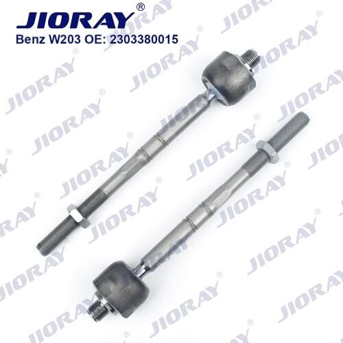JIORAY Pair Front Inner Steering Tie Rod Ends For Mercedes Benz C-Class W203 S203 CL203 CLK C209 A209 SLK R171 A2303380015