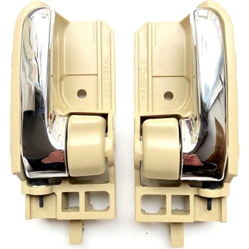 FRONT OR REAR left+right DOOR INNER HANDLES WITH ELECTROPLATE CHROME GEELY MK,MK CROSS,LIFAN SOLANO,BYD F3,F3R,GREAT WALL FLORID