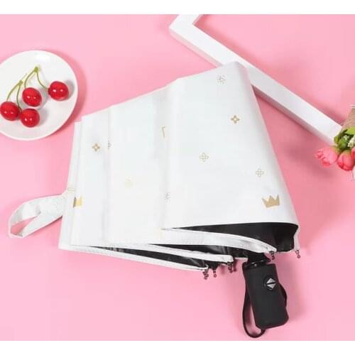 JESSE KAMM full automatic rain umbrella for men and women, sun protection, uv protection, folding small fresh umbrella