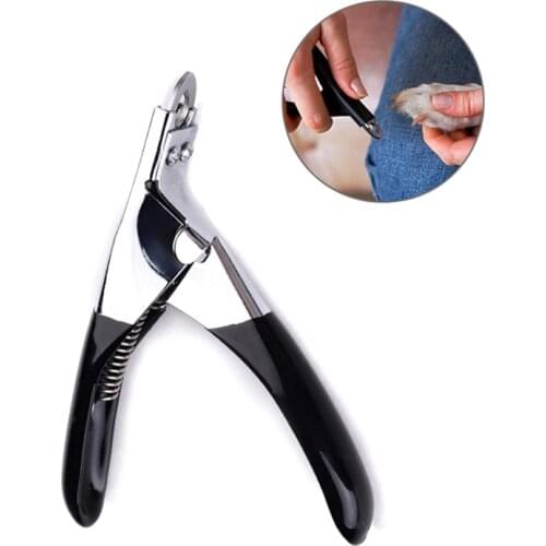 Professional pet nail scissors stainless steel dog cat toe trimmer puppy claw grooming scissors nail clippers tool cleaner