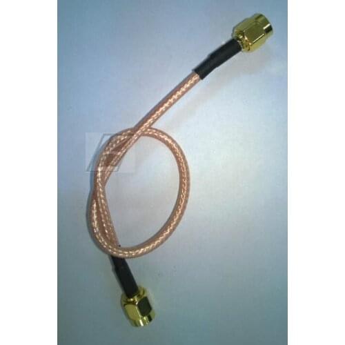 SMA-SMA RF Coaxial Cable RG316 Wire Length 15CM Single Shield Male Pair Male Inner Screw Needle