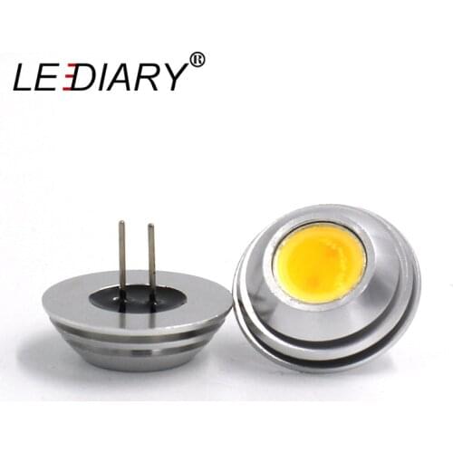 LEDIARY 5PCS/lot G4 Super Bright UFO Umbrella Shaped Downlight LED G4 Light Mini Corn Bulb DC12V COB LED High Power Tube 25*18mm