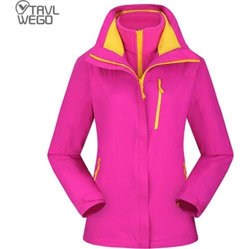 THE ARCTIC LIGHT Warm Winter Outdoor Rain Jacket Women Windproof Waterproof Mountaineering Climbing Camping Hiking Coat