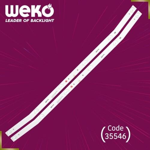 TV LED BAR JS-D-JP3220-061EC (60416) E32F2000 MCPCB 584.51*17.5*1.0T - 58 CM WITH 6 LEDS- TOTAL 2 PCS
