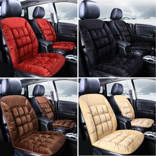 Universal Warm Car Seat Covers Winter Front Cushion Soft Cover For The Car 110*50cm Oto Aksesuar