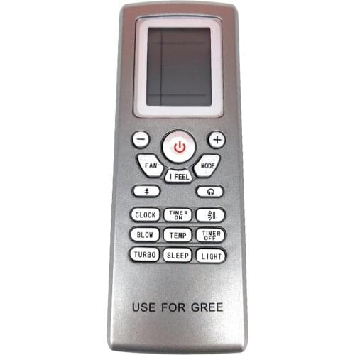 Air Conditioning Universal Remote Control Suitable for Gree Yt1f Yt1ff Yt1f1 Yt1f2 Yt1f3 Yt1f4 Yt Digital LCD Display Controller