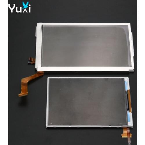 YuXi Replacement For Nintendo New 3DS XL LL Top Upper / Bottom Lower LCD Display Screen