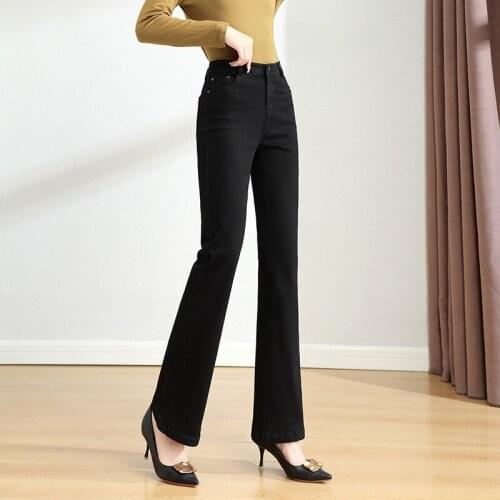 Women Solid color Long pants Flare Pants & Capris RG 20512