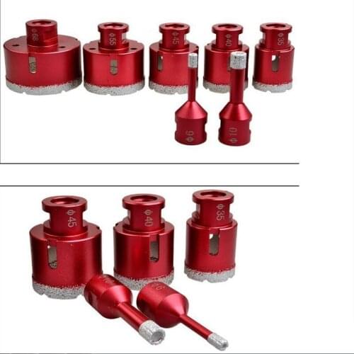 Free shipping 1PC 6-25mm brazed diamond core bit M14 vacuum brazing angle grinder reaming ceramic Brick marble hole saw opener