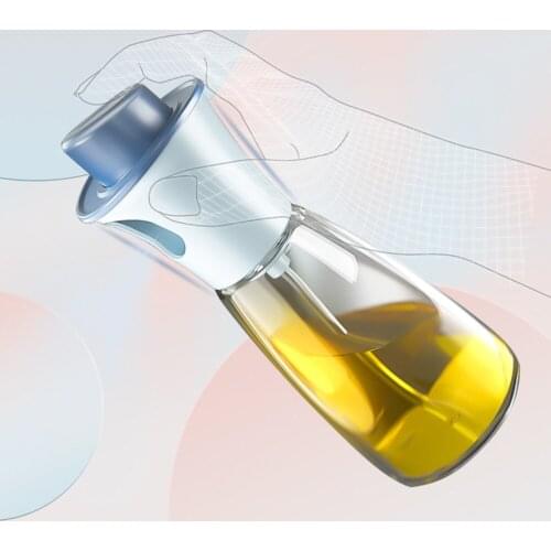 180ML Glass Oil Spray Bottle Cooking Baking Vinegar Mist Barbecue Sprayer Bottle for Home Kitchen Cooking BBQ Grilling Roasting