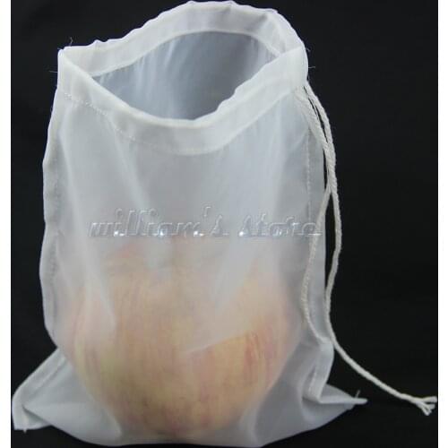 5pcs 100 Micron Nylon HomeBrew Food Grade Grain Hops Boiling Filter Bag 15X 20cm batch Homebrew Beer Wine Coffee Bucket Filter
