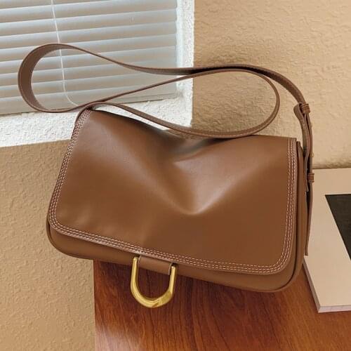 Bags2021new Fashion Ladies Luxury High-quality Casual Simple All-match Messenger Bag Wild Retro Single Shoulder Small Square Bag