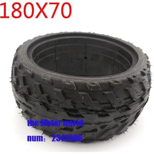 Free shipping 180x70 Solid tire without inner tube tyres fits electric scooter car non inflatable solid tire