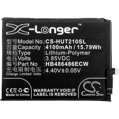 Cameron sino 4100mah battery for HUAWEI LYA-AL00 LYA-AL00P LYA-L09 LYA-L0C VOG-AL00 VOG-L09 VOG-TL00 HUAWEI HB486486ECW
