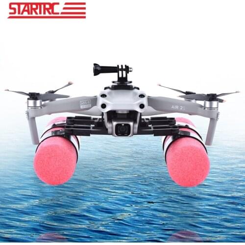 For DJI Mavic Air 2S Drone Landing Gear Damping Floating Water Landing Legs Training Skid Kit with Buoyancy Bar Accessories