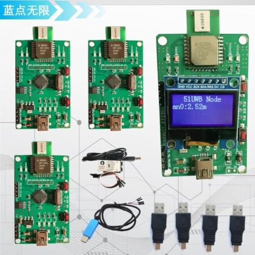 UWB positioning indoor positioning following car ranging DWM 1000 super WiFi Positioning Module