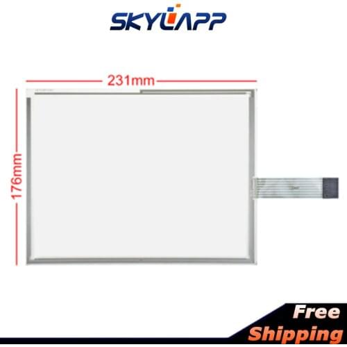 New TouchPanel Glass for PanelView Plus 1000 2711P-T10C4D9 / RDT10C Industrial Resistive Touch Screen Free Shipping