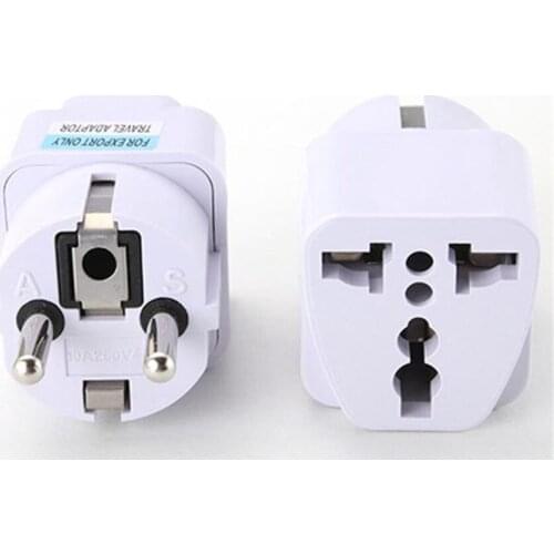 OOTDTY Universal UK US AU to EU AC Power Socket Plug Travel Charger Adapter AC Power Plug adapter Converter