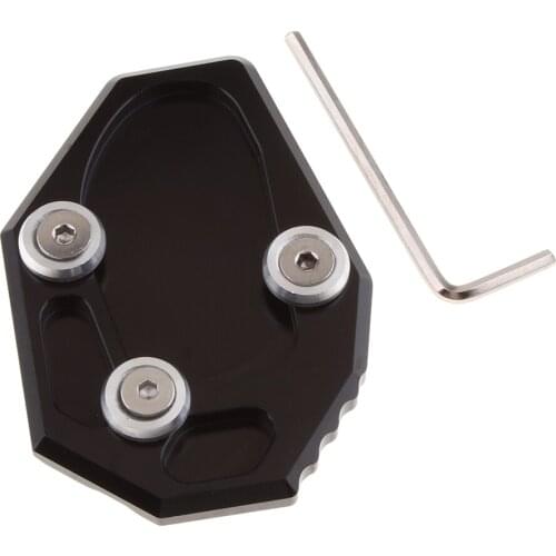 Motorcycle Kickstand Side Stand Plate Pad Base For Yamaha MT-07 FZ07 2013-2016 Motorcycle Kickstand Side Stand