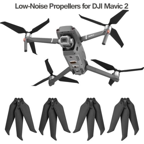 Three-Blade Low-Noise Propellers Props Blade for DJI Mavic 2 Pro Zoom Foldable Noise Reduction for Mavic 2 Pro Zoom Accessories