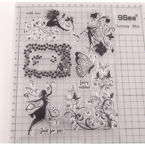 Reunion Fairy Clear Stamps DIY Scrapbooking Craft Supplies Silicon Seal Custom Card Photo Album Ink Pad Stamping