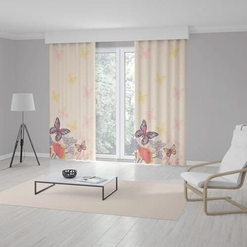 RealHomes Custom Design Digital Printed Backdrop Curtain-140x260 cm