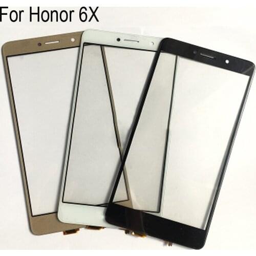 For Huawei Honor 6X Touch Panel Screen Digitizer Glass Sensor Touchscreen Touch Panel With Flex Cable Replacement honor6x