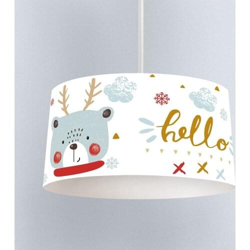 Lamp For Kids Bedrooms Light Chandelier for Living Room Childrens Room White Nice Bear Cloud Snow Model 1388