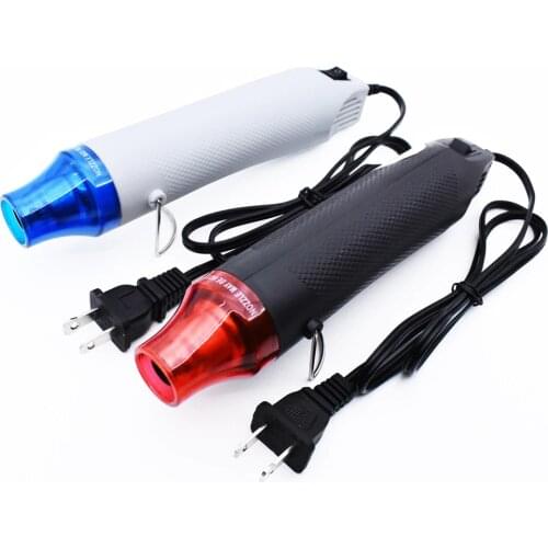 300W 110V US Plug Heat Gun Hot Air Temperature Hand Held DIY Electric Power Tools with Supporting Seat for Thermal Shrinkage