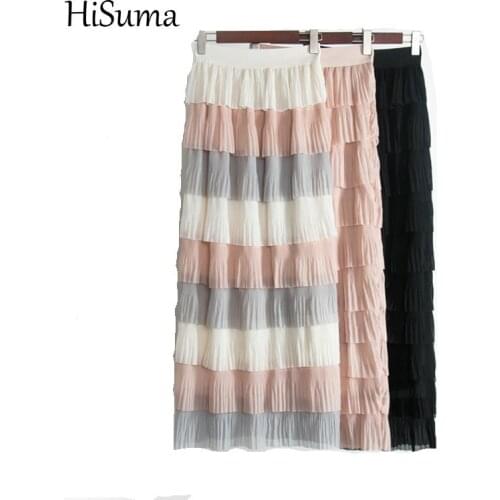 2020 spring and summer new female nine Layer flounced skirt womens sweet princess skirt cake skirt fluffy skirts