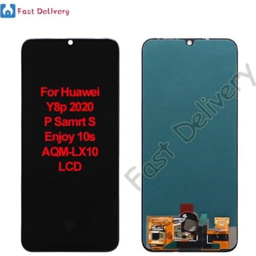 For Huawei Y8p 2020 Enjoy 10s P Samrt S AQM-LX10 LCD Display Touch Screen Digitizer Assembly Replacement Accessory 100% Tested