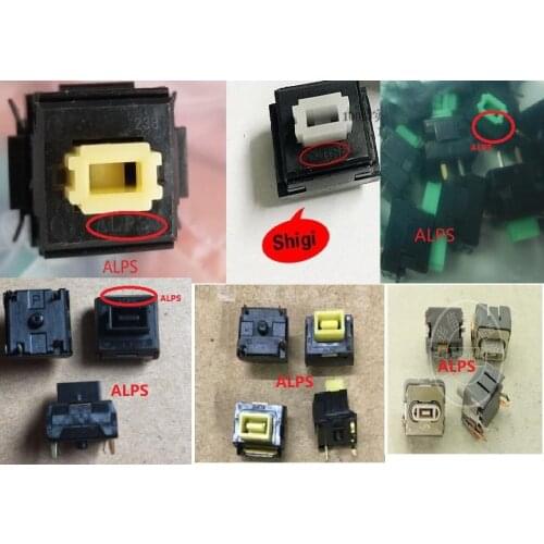 FOR NEW original ALP keyboard switch Taiwan Shi gi computer keyboard switch 3pin Mechanical keyboard switch