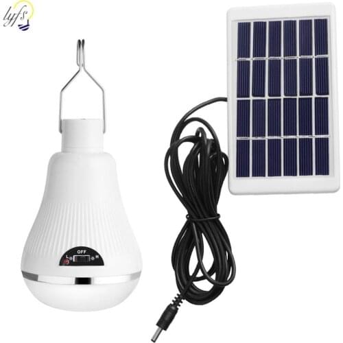 20 LED Solar Bulb Outdoor Waterproof Portable Solar Hanging Light Spotlight Camping Garden Solar Lamp