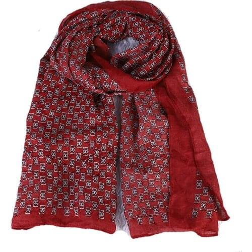 2021 Women Fashion Printed Pattern Cotton Scarf Shawls Wraps Hijabs 4Colors 10pcs/lot