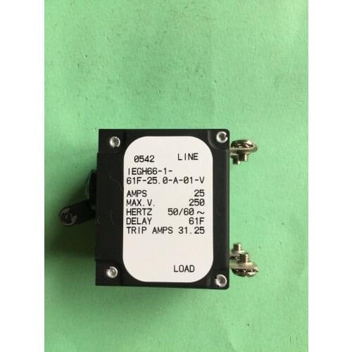 AIRPAX Ebers 2P25A low voltage circuit breaker switch IEGH66-1-61F-25.0-A-01-V