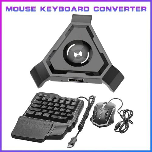 Vococal Wireless Bluetooth Gaming keyboard for phone Mouse Converter Adapter for Android IOS Apple Tablet PUBG Survival Rules