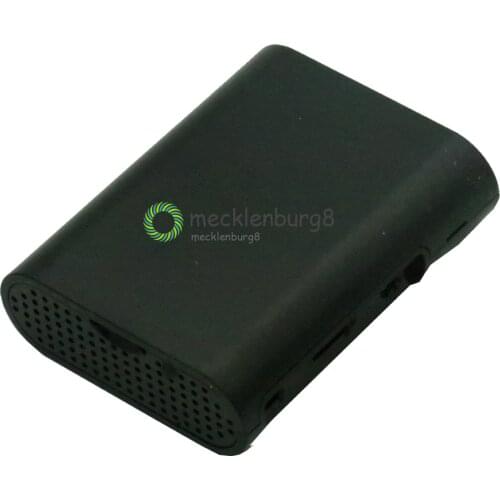 For Raspberry Pi 3 Model B Plus and Raspberry Pi 3 2 black case housing box ABS box for Raspberry Pi 3 Case