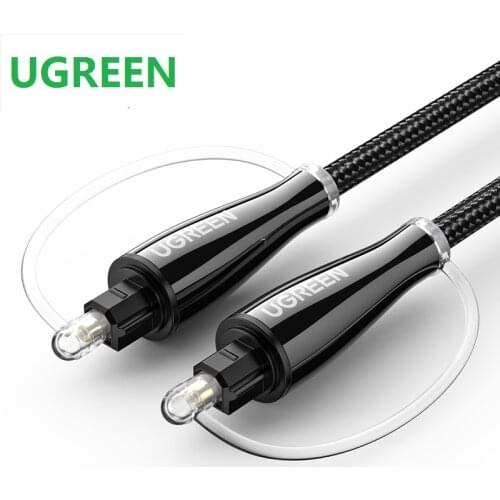 UGreen AV108 SPDIF Digital Optical Audio Cable 5.1 Side Channel Amplifier Fiber Optic Line