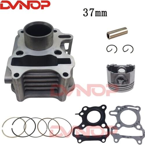 37mm Scooter Cylinder for SYM Mio 50 Fiddle 2 Jet 4 Allo Cello 50cc Awa XS1P37QMA QJ50QT-18D12100-AMA-000 4-stroke engine part