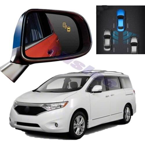 Car BSM BSD BSA Radar Warning Safety Driving Alert Mirror Detection Sensor For Nissan Quest Elgrand RE52 2010 2013 2015 2017