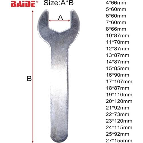 Flat Head Screw Single Open Ended Wrench Rotary Repair Tool Nut Spanner 500pcs/lot