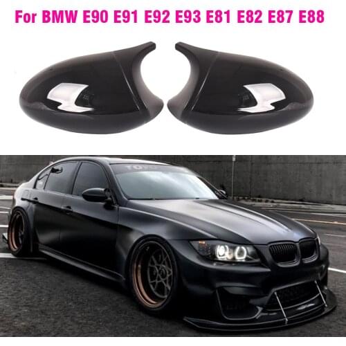 Car Side Door Rearview Side Mirror Cover Cap For BMW E90 E91 E92 E93 M3 Style E80 E81 E87 Auto Parts styling