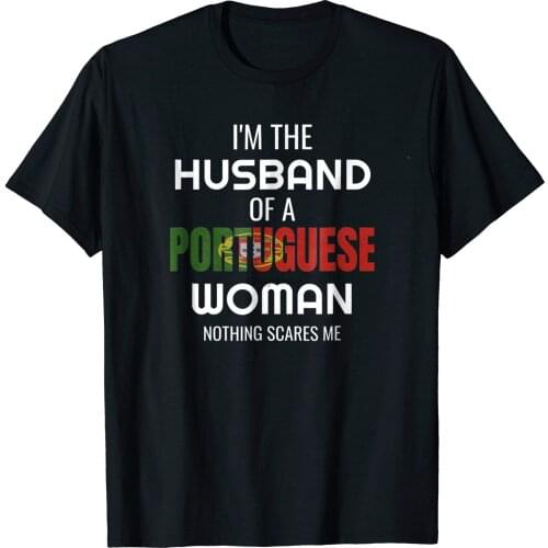Mens Funny Portuguese Shirt - Gift For Husband Of Portuguese Wife