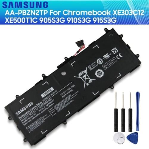 Genuine Battery AA-PBZN2TP For Samsung Chromebook XE303C12 XE500T1C 905S3G 910S3G 915S3G Replacement battery 4080mAh +tools