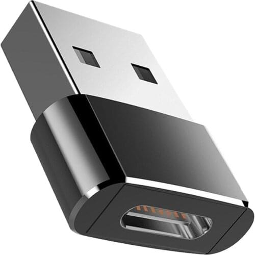 USB Type A Male To USB Type C Female Connector Converter Adapter Charging 77HA