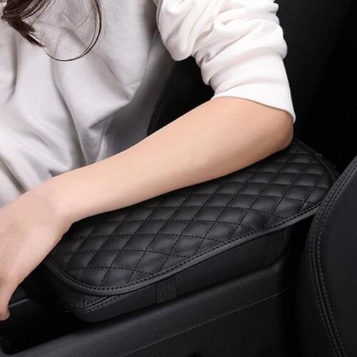 Car Armrest Cushion Non-slip Anti-fatigue Interior Armrest Box Cover Vehicle Decor Accossory