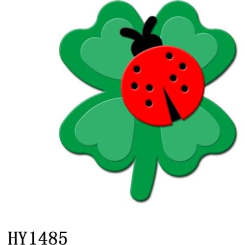 Four Leaf Clover and Ladybug Cutting Dies HY1485 Wooden Dies Suitable for Common Die Cutting Machines on the Market