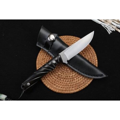 Butcher Straight Knife D2 Steel Fixed Blade G10 Handle Camping Hunting Survival Tactical Knives Outdoor EDC Multi Tool Xmas Gift