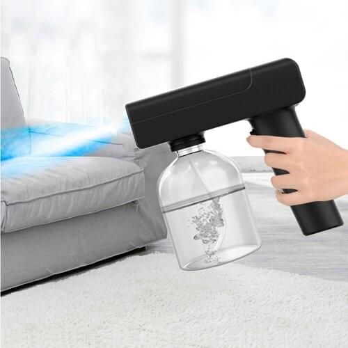 500ml Electric Sanitizing Sprayer Blue Light Wireless Nano Steam Atomizer Fogger Disinfection Water Sprayer Machine Steam Guns