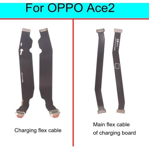 For OPPO ACE2 USB Charging Dock Port Connector main Microphone Mic Audio jack Board flex cable